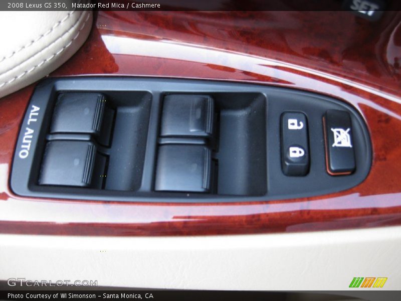 Matador Red Mica / Cashmere 2008 Lexus GS 350