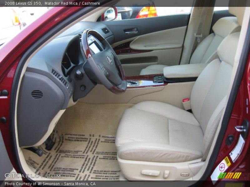 Matador Red Mica / Cashmere 2008 Lexus GS 350