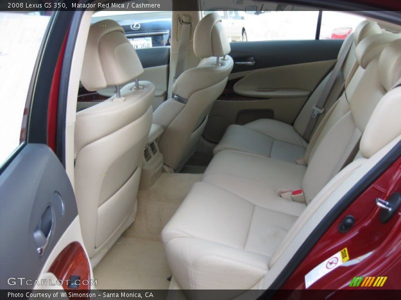 Matador Red Mica / Cashmere 2008 Lexus GS 350
