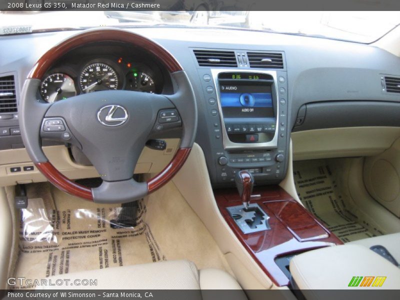 Matador Red Mica / Cashmere 2008 Lexus GS 350