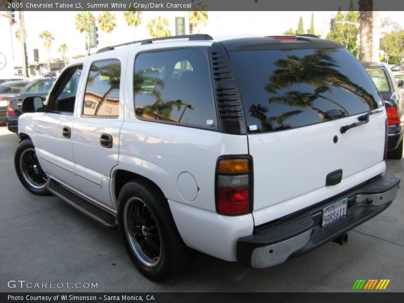 Summit White / Gray/Dark Charcoal 2005 Chevrolet Tahoe LS