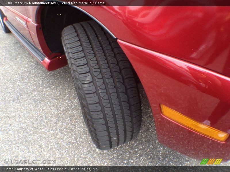 Vivid Red Metallic / Camel 2008 Mercury Mountaineer AWD