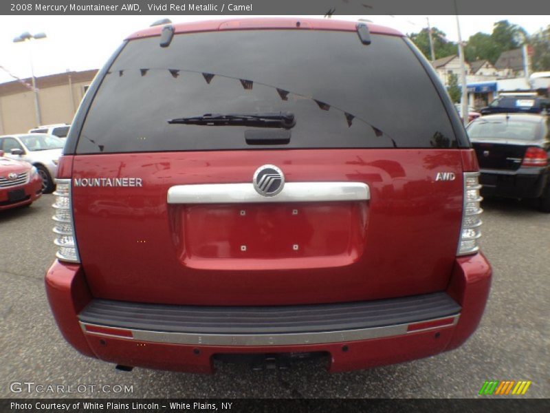 Vivid Red Metallic / Camel 2008 Mercury Mountaineer AWD