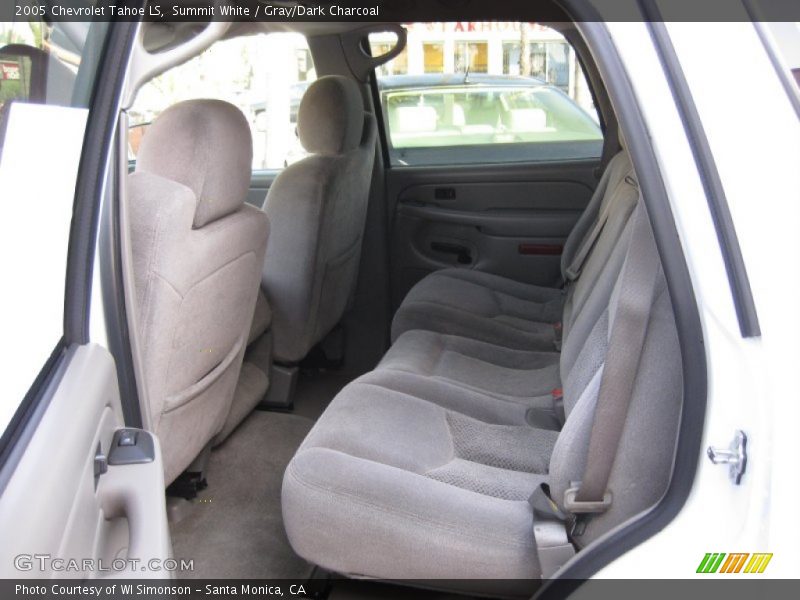 Summit White / Gray/Dark Charcoal 2005 Chevrolet Tahoe LS