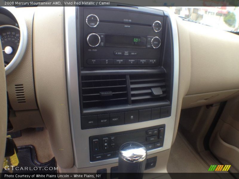 Vivid Red Metallic / Camel 2008 Mercury Mountaineer AWD