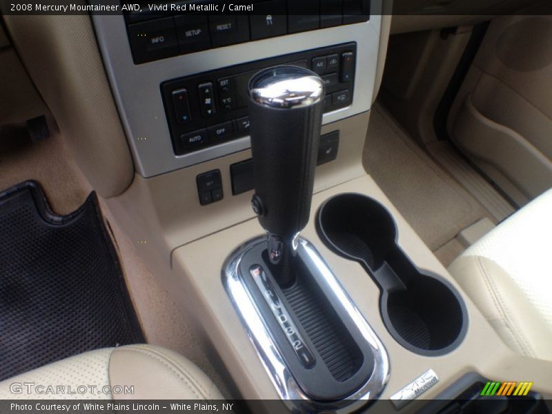 Vivid Red Metallic / Camel 2008 Mercury Mountaineer AWD