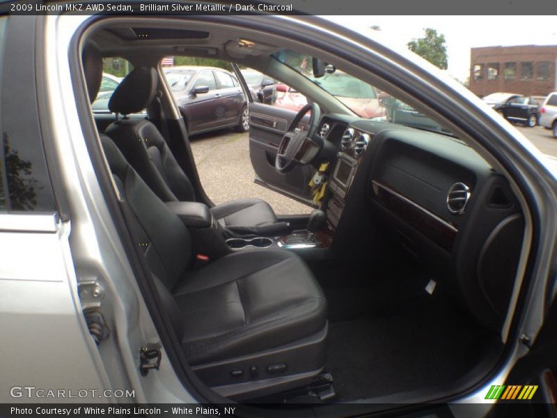 Brilliant Silver Metallic / Dark Charcoal 2009 Lincoln MKZ AWD Sedan