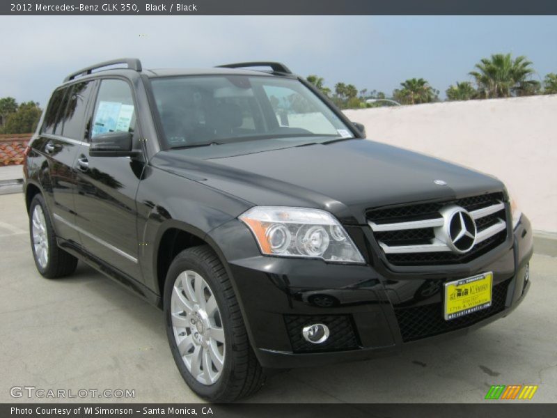 Black / Black 2012 Mercedes-Benz GLK 350
