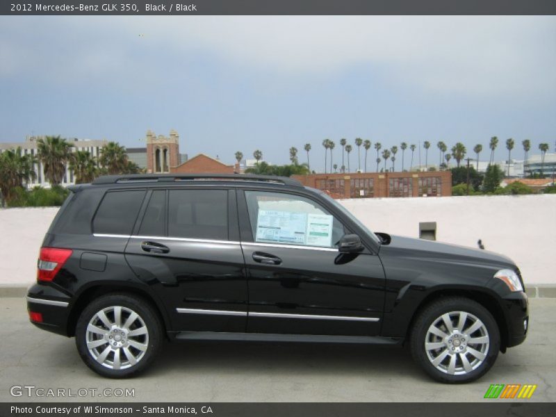 Black / Black 2012 Mercedes-Benz GLK 350