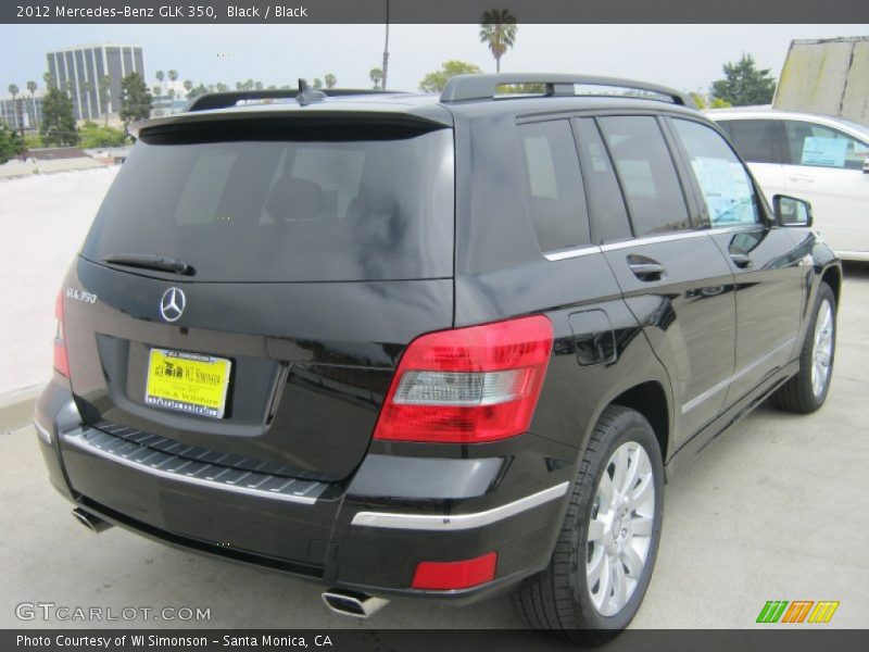 Black / Black 2012 Mercedes-Benz GLK 350