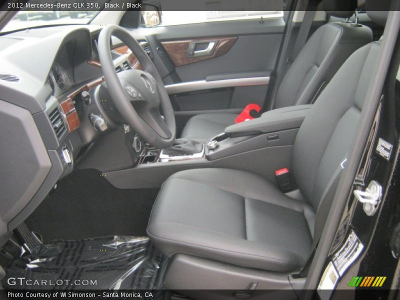 Black / Black 2012 Mercedes-Benz GLK 350