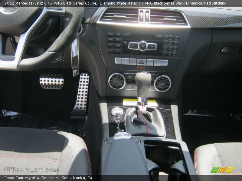Controls of 2012 C 63 AMG Black Series Coupe