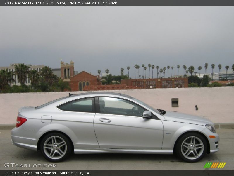 Iridium Silver Metallic / Black 2012 Mercedes-Benz C 350 Coupe