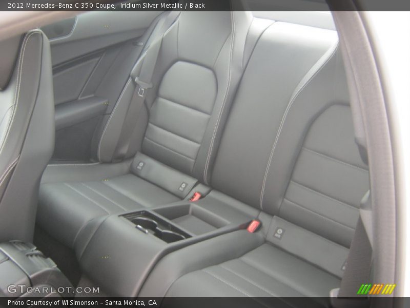 Iridium Silver Metallic / Black 2012 Mercedes-Benz C 350 Coupe