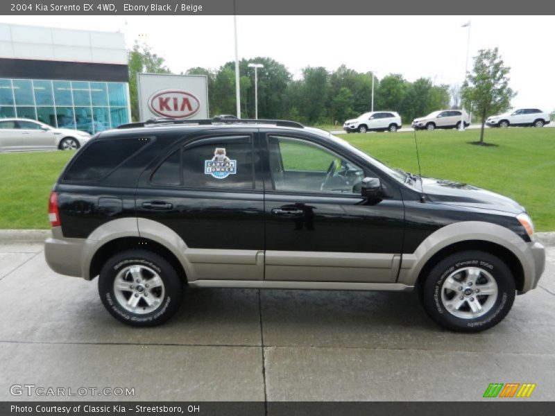 Ebony Black / Beige 2004 Kia Sorento EX 4WD