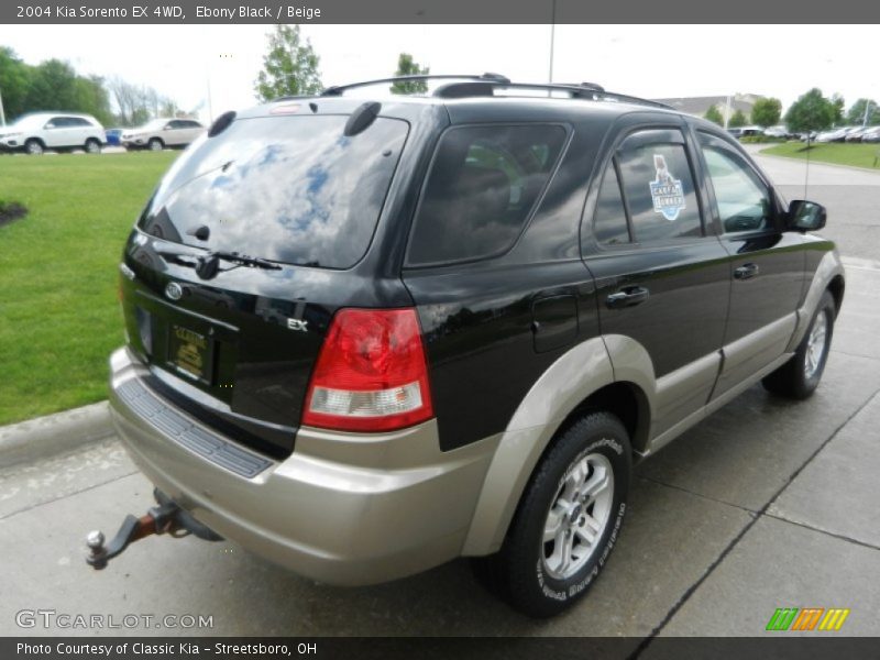 Ebony Black / Beige 2004 Kia Sorento EX 4WD
