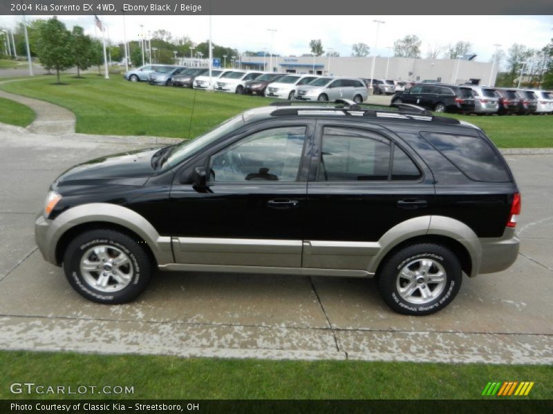 Ebony Black / Beige 2004 Kia Sorento EX 4WD