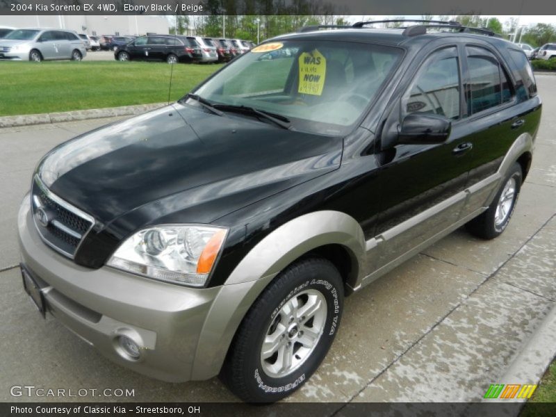 Ebony Black / Beige 2004 Kia Sorento EX 4WD