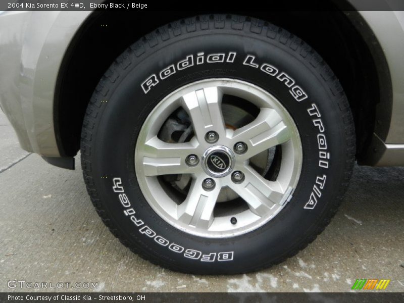 Ebony Black / Beige 2004 Kia Sorento EX 4WD