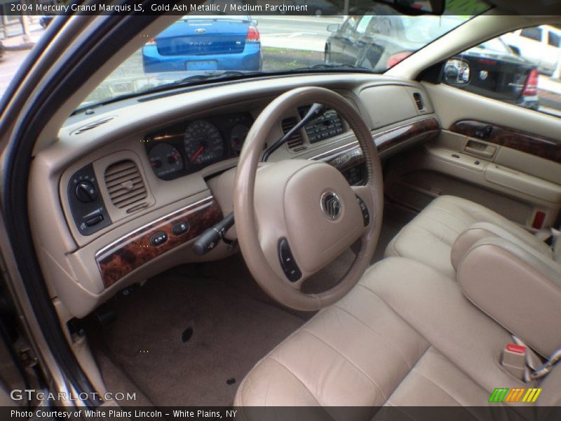 Gold Ash Metallic / Medium Parchment 2004 Mercury Grand Marquis LS