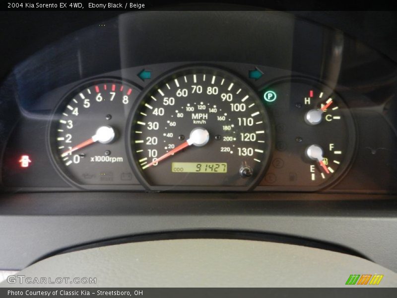 Ebony Black / Beige 2004 Kia Sorento EX 4WD
