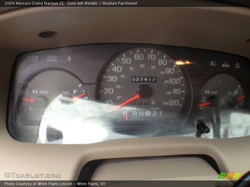 Gold Ash Metallic / Medium Parchment 2004 Mercury Grand Marquis LS