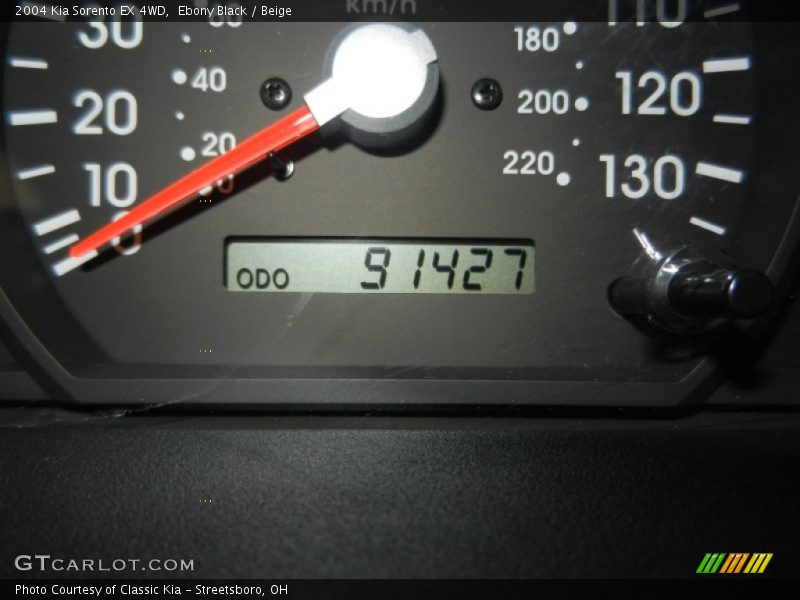 Ebony Black / Beige 2004 Kia Sorento EX 4WD