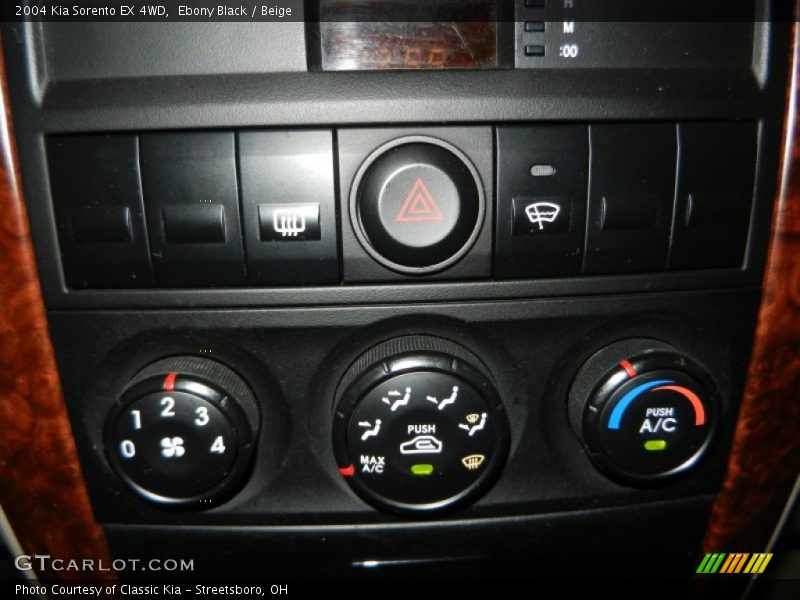 Ebony Black / Beige 2004 Kia Sorento EX 4WD