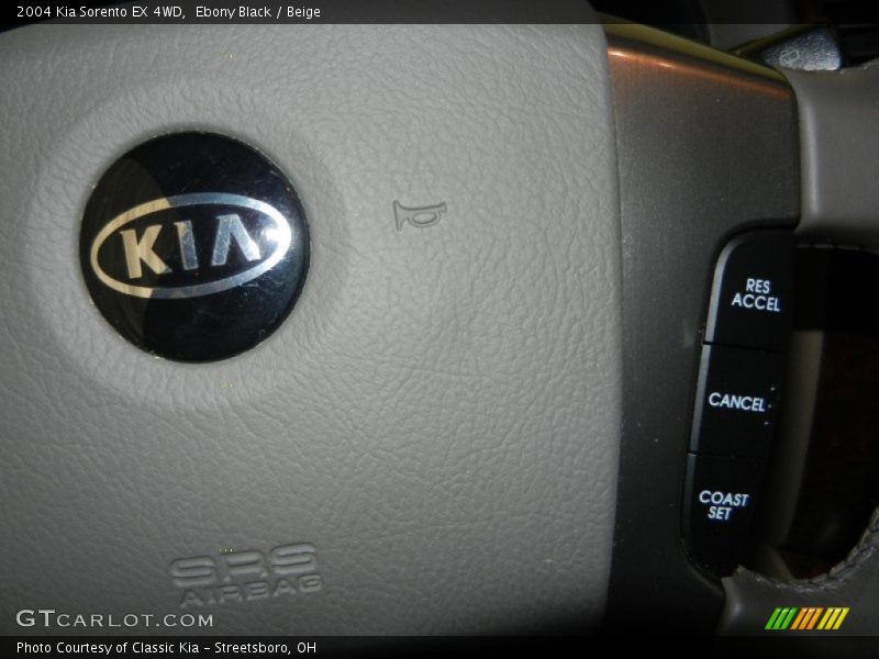 Ebony Black / Beige 2004 Kia Sorento EX 4WD