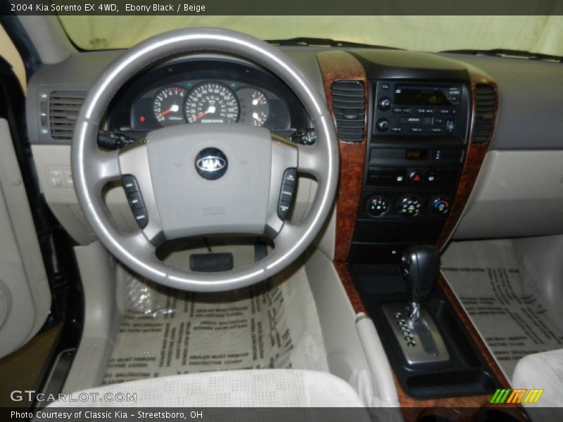 Ebony Black / Beige 2004 Kia Sorento EX 4WD