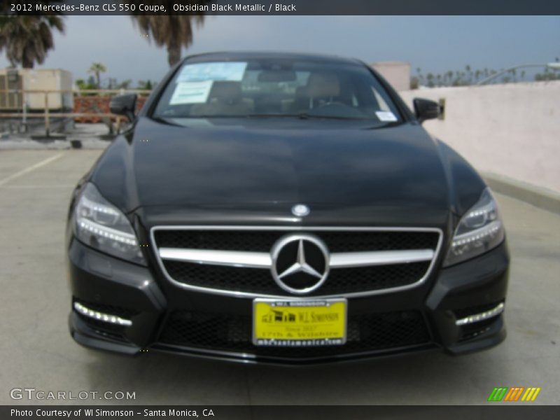 Obsidian Black Metallic / Black 2012 Mercedes-Benz CLS 550 Coupe
