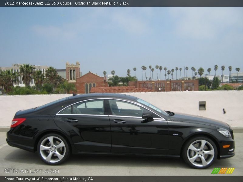 Obsidian Black Metallic / Black 2012 Mercedes-Benz CLS 550 Coupe