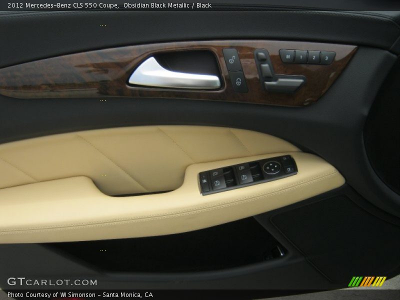 Obsidian Black Metallic / Black 2012 Mercedes-Benz CLS 550 Coupe