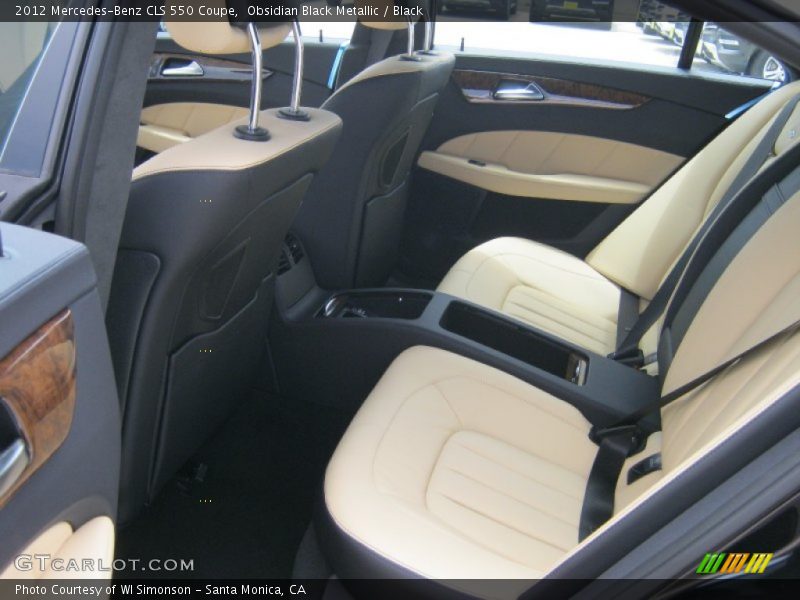 Obsidian Black Metallic / Black 2012 Mercedes-Benz CLS 550 Coupe