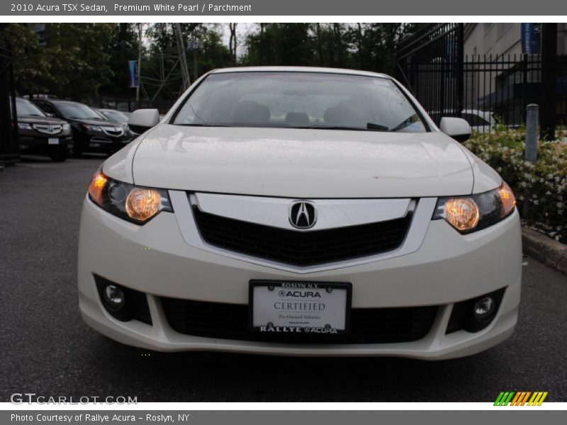 Premium White Pearl / Parchment 2010 Acura TSX Sedan