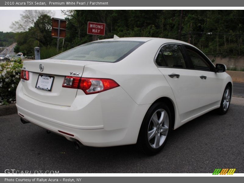 Premium White Pearl / Parchment 2010 Acura TSX Sedan