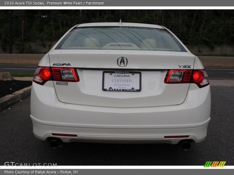 Premium White Pearl / Parchment 2010 Acura TSX Sedan