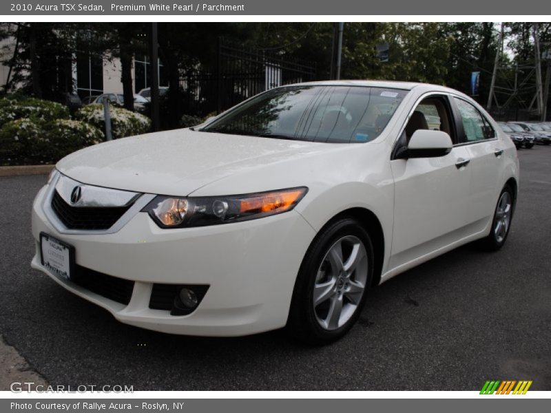 Premium White Pearl / Parchment 2010 Acura TSX Sedan