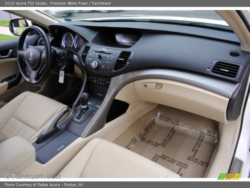 Premium White Pearl / Parchment 2010 Acura TSX Sedan