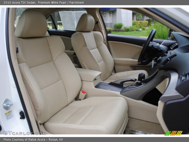 Premium White Pearl / Parchment 2010 Acura TSX Sedan