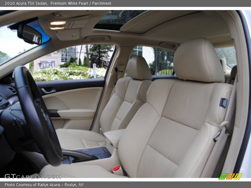 Premium White Pearl / Parchment 2010 Acura TSX Sedan