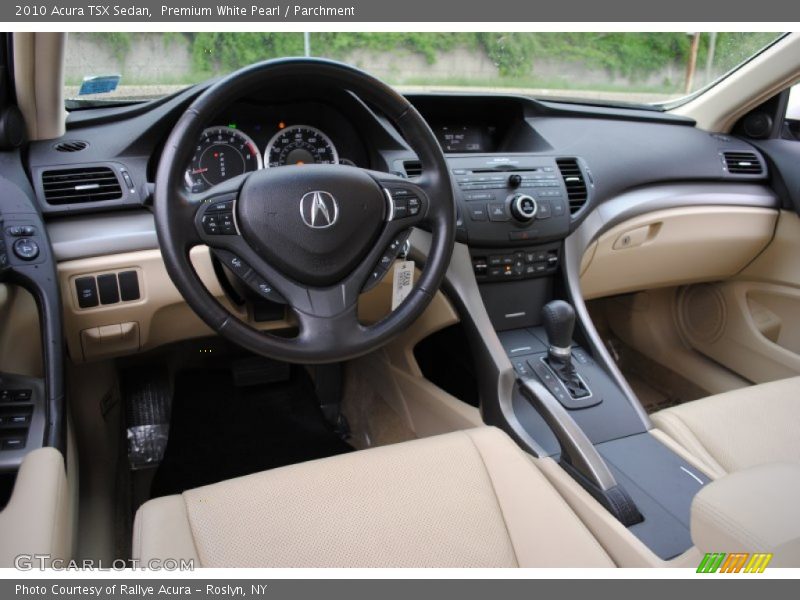 Premium White Pearl / Parchment 2010 Acura TSX Sedan