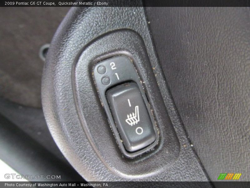 Quicksilver Metallic / Ebony 2009 Pontiac G6 GT Coupe