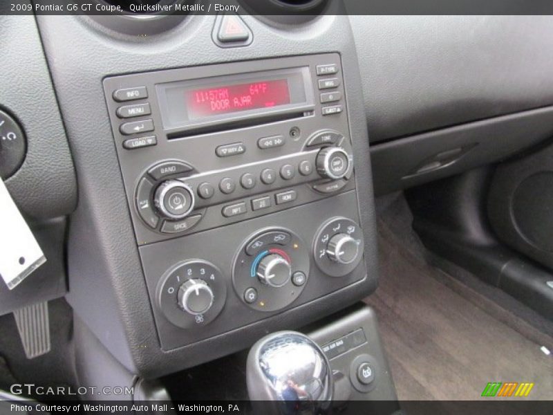 Quicksilver Metallic / Ebony 2009 Pontiac G6 GT Coupe