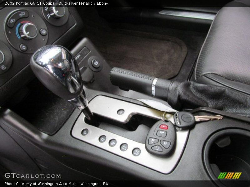 Quicksilver Metallic / Ebony 2009 Pontiac G6 GT Coupe
