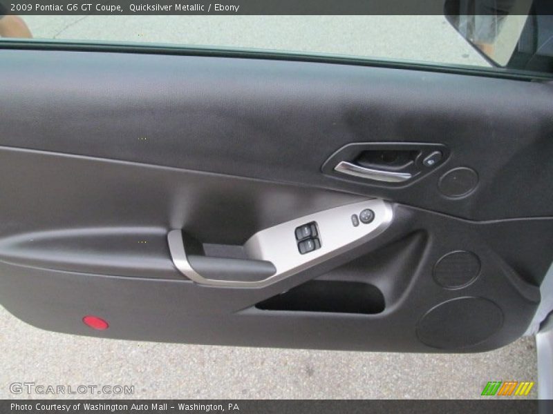 Quicksilver Metallic / Ebony 2009 Pontiac G6 GT Coupe