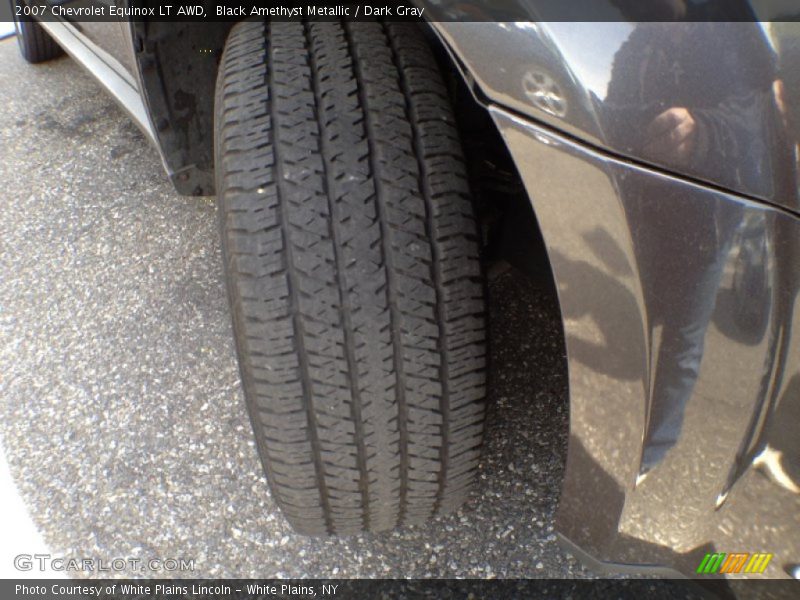 Black Amethyst Metallic / Dark Gray 2007 Chevrolet Equinox LT AWD