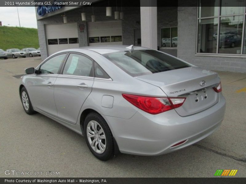 Radiant Silver / Gray 2011 Hyundai Sonata GLS
