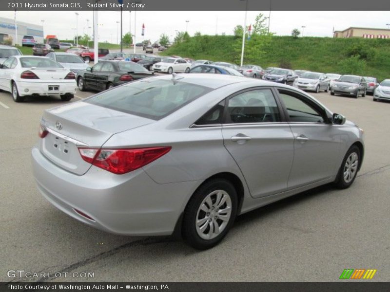 Radiant Silver / Gray 2011 Hyundai Sonata GLS