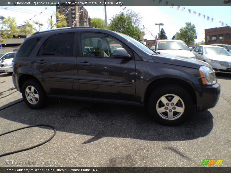 Black Amethyst Metallic / Dark Gray 2007 Chevrolet Equinox LT AWD